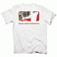 Major League Bowhunter Mens MLB Divided S,S Tee, White, Large MLD010015.000900.L