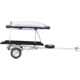 Malone Auto Racks MicroSport LowBed 2 Kayak Trailer Package, 2 Sets Bunks, Cargo Box, Rod Tube, Spare Tire, MPG464-LBTB