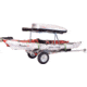 Malone Auto Racks MicroSport LowBed 2 Kayak Trailer Package, 2 Sets MegaWing, Cargo Box, Rod Tube, Spare Tire, MPG464-LBTM