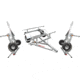 Malone Auto Racks XtraLight LowMax 2 Kayak Trailer Package, 2 Sets Bunks, MPG596XB2