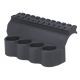 Mesa Tactical SureShell Aluminum Carrier and Rail for Ben M2 Tactical, 12-GA, Black, 4-shell, 4.5in, 91210