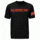 Mission First Tactical American T-Shirt, Black, 2XL MFTAMT-BL-XXL
