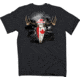 Mossy Oak Men's T-shirt X-lg ''deer Skull'' Canada Flag Blk