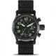 MTM Special Ops Hypertec Chrono 2A Wristwatch Black Black Lumi Dial &amp; Black Rubber II Band, Black, 44mm, HC2ABBKLBKR2MTM