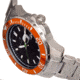 Nautis Nautis Admiralty Pro 200 Bracelet Watch w/Date, Orange/Black, One Size, GL2008-H