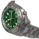 Nautis Nautis Global Dive Bracelet Watch w/Date, Forest Green, One Size, 18093G-D