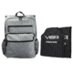 NcSTAR VISM GuardianPack Backpack with Front/Rear Compartments for Soft Body Armor, 10 x 12in Level IIIA Ballistic Soft Panels Included, Light Gray, BGBPS3003LG-A