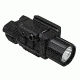 VISM Pistol Flashlight w/ Strobe, CR123A, Green/White, 200 Lumens, Black, VAPFLSGV3