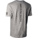 NightForce Mens T-Shirt, NF Script &amp; RRR Back, Light Grey, 2XL, A536-2XL