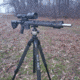 NightSnipe Slik Pro 700 DX Aluminum Tripod, NightSnipe NS67 Ball Head and NightSnipe Picatinny Rail Mount Combo Kit, Black, SLIK-NS67-9072
