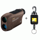 Nikon RifleHunter 550 Laser Rangefinder, Brown 8367 w/ Nikon Retractable Rangefinder, Black 8172