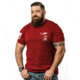 Nine Line Red Graphic T-Shirts - Mens, Red, Medium RED-TS-RED-M