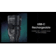 Nitecore MH25 Pro 3300 Lumen Long Throw Rechargeable Hunting Light Kit, Carbon Fiber, MH25PRO-KIT