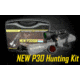 Nitecore NEW P30 Hunting Kit with LumenTac Offset Mount and AC USB Adapter, Black, 6952506405879