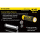 Nitecore NL1485 850mAh 14500 Rechargeable Battery, Yellow, 6952506492398