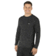 Oakley Exposure LS Tee, Jet Black Heather, Medium 433445-01S-MD