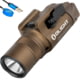 Olight Baldr Pro R 1350 Lumens LED Rechargeable Flashlight and Green Laser Combo, Desert Tan, 6972378124609