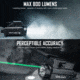 Olight Baldr S Rail Mounted Light 800 Lumens Desert Tan w/ Green Laser, FL-OL-BALDRS-TN
