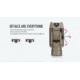 Olight Olight Baldr RL 1120 Lumen Rail Light with Red Laser Sight, Tan, Tan, FL-OL-BALDRRL-TN