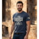 OpticsPlanet America's 250th Birthday Limited Edition Shirt, Navy Blue w/ Off White Lettering, Large, NL6010-AM250-BL-L