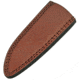 Pakistan Leather Sheath Clip Point, Measures 6 3/4in X 2 3/4in, Fits 8in To 9in Clip Point Hunting Knife, Brown Leather Construction, SHE660609