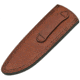 Pakistan Leather Sheath Clip Point, Measures 8 1/4in X 2 1/2in, Fits 9 1/2in To 10 1/2in Clip Point Hunting Knife, Brown Leather Construction, Black, SHE660610