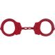 Peerless Handcuff 750 - Chain Cuff - Red 4712R