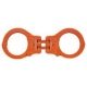 Peerless Handcuff 850 - Hinged Cuff - Orange 4703O