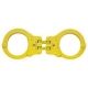 Peerless Handcuff 850 - Hinged Cuff - Yellow 4703Y