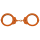 Peerless Handcuff Oversize Chain Link Handcuff, Orange PH752BO