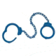 Peerless Handcuff 703 - Leg Iron - Blue 4740N