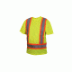 CSA Lumen-X T-Shirt w/Contrasting Reflective Tape, Hi-Vis Lime, Large