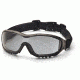 Pyramex V3G Safety Glasses, Black Strap/Temples/Gray Anti-Fog Lens GB8220ST