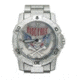 RAM Instrument V1D5003 Chrome Biker Watch Ride Free Skull With Wings