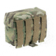 Raptor Tactical Skin Ammo M249 SAW NUTSACK Pouch, Soft, Black, 100, SKN249-BL-100
