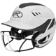 Rawlings Velo Junior 2-Tone Home Softball Helmet w/Mask, Black 1007750