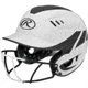 Rawlings Velo Senior 2-Tone Home Softball Helmet w/Mask, Black 1007758