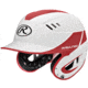 Rawlings Velo Series Senior 2-Tone Home Batting Helmet, Red 1007765