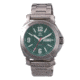 REACTOR Fermi Men's Watch, Stainless Steel Case and Bracelet, Matte Clay Green Dial, Medium 48009