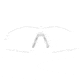 Revision Stingerhawk Eyewear Replacement Lenses W/ Adjustable Nosepiece, Clear Lens, Regular, 4-0152-0011