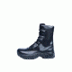 Ridge Outdoors Ghost Steel Toe Leather Boot,Zipper,Slip Resistant,10 Wide, Black 8010ST-10.0 WIDE