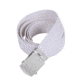 Rothco 44 Inch Military Web Belts, Chrome, White, 4177-Chrome-White