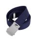 Rothco 44 Inch Military Web Belts, Chrome, Navy Blue, 4177-Chrome-NavyBlue