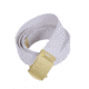 Rothco 44 Inch Military Web Belts, Gold, White, 4177-Gold-White