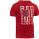 Rothco Athletic Fit R.E.D. / Remember Everyone Deployed T-Shirt, Mens, Red, Small, 1182-823