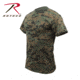 Rothco Digital Camo T-Shirt 5212, S, Heritage Walnut, 61800-HeritageWalnut-S
