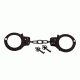 Rothco Double Lock Steel Handcuffs, Black, 20083-Black