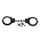 Rothco Double Lock Steel Handcuffs, Black, 20083-Black