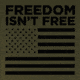Rothco Freedom Isnt Free Flag T-Shirt - Mens, Olive Drab, Small, 27080-OliveDrab-S