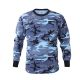 Rothco Long Sleeve Camo T-Shirt, Sky Blue Camo, S, 67770-SkyBlueCamo-S